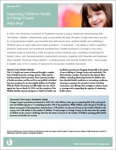Children's Health Policy Brief